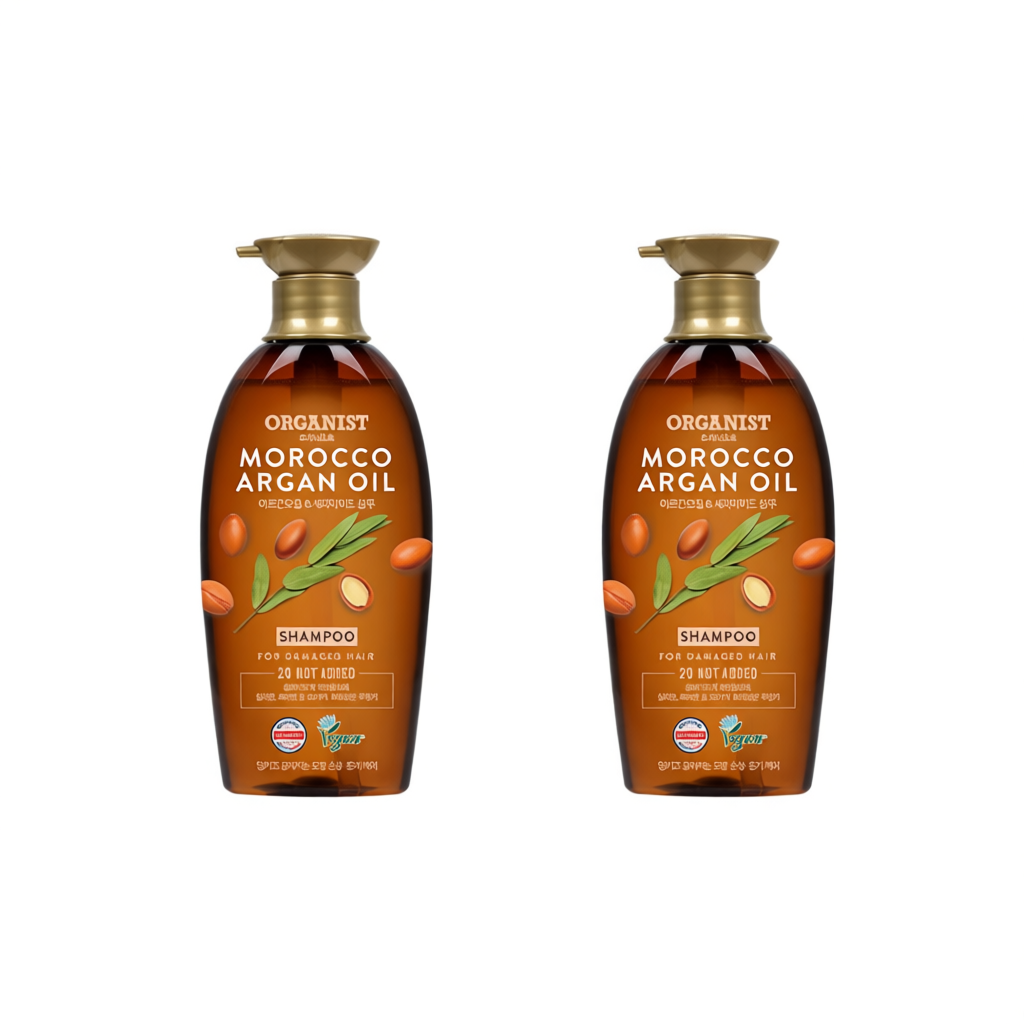 Dầu Gội Organist Argan & Repair Shampoo Tinh Dầu Morocco Argan Dành Cho Tóc Hư Tổn 500ml
