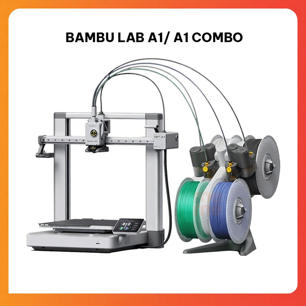 Máy in 3D Bambu Lab A1 - A1 Combo EU (Quốc tế)