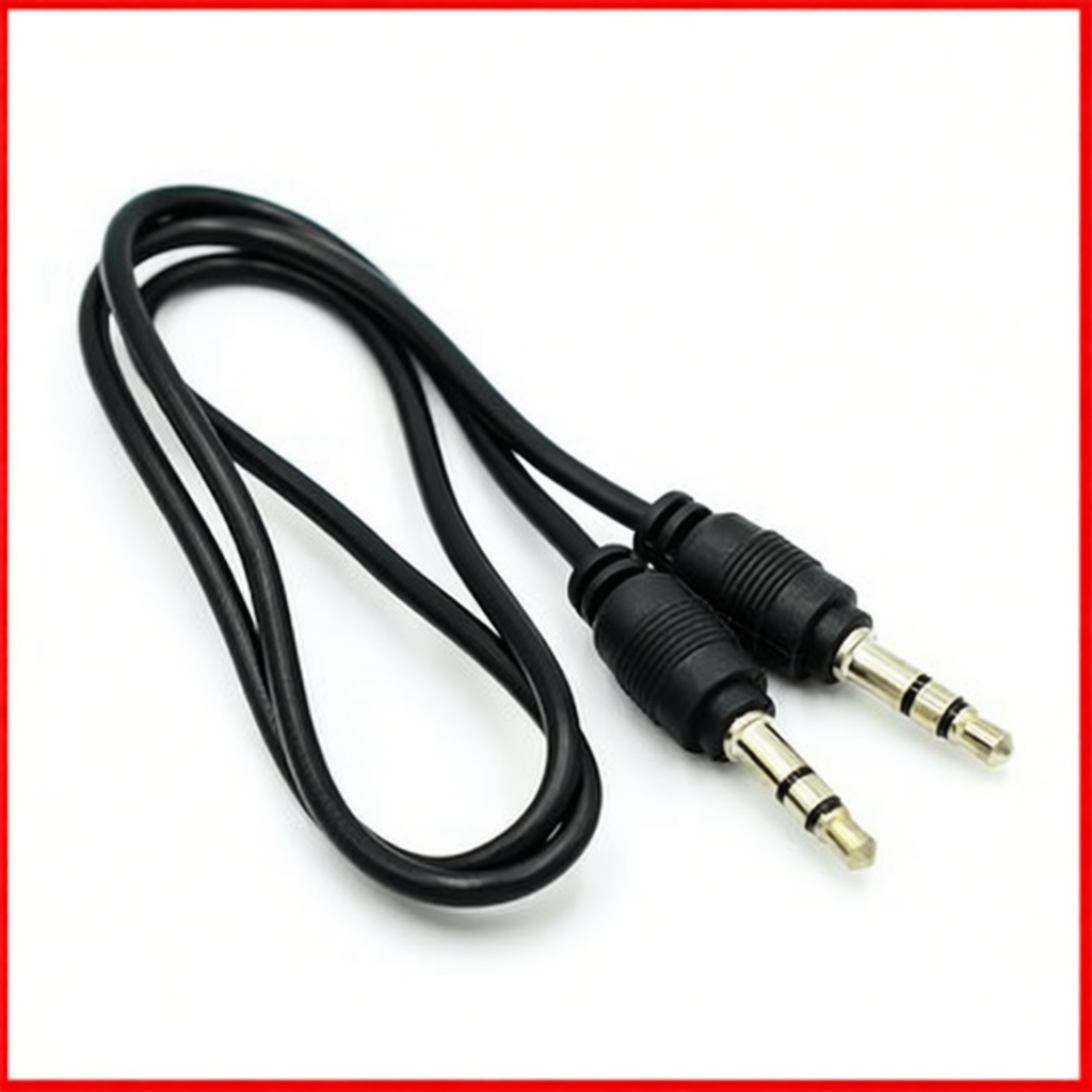Dây Audio 2 đầu Jack đực 3.5mm chiều dài dây 0,5 Mét