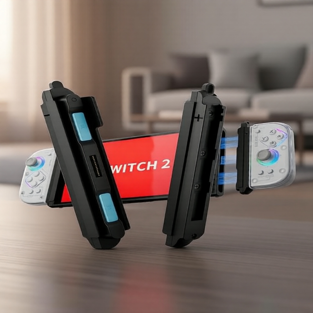 Bộ chuyển đổi Aolion JoyCon với tay cầm sạc từ tính cho bộ điều khiển J20 Nintendo Switch 2