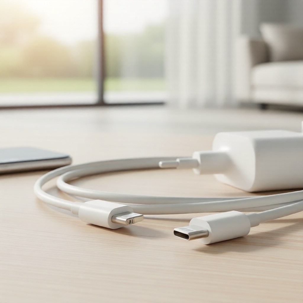 Cáp sạc nhanh USB C to 8 PIN 20W 1M TPE cho iPhone 14 13 12 11 Pro Max