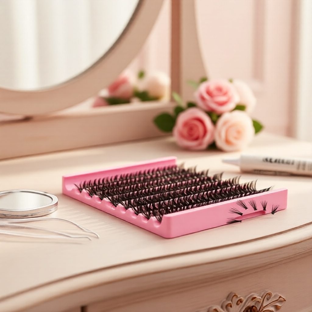 Lông mi giả, lông mi cụm mỏng tự nhiên 200 cái