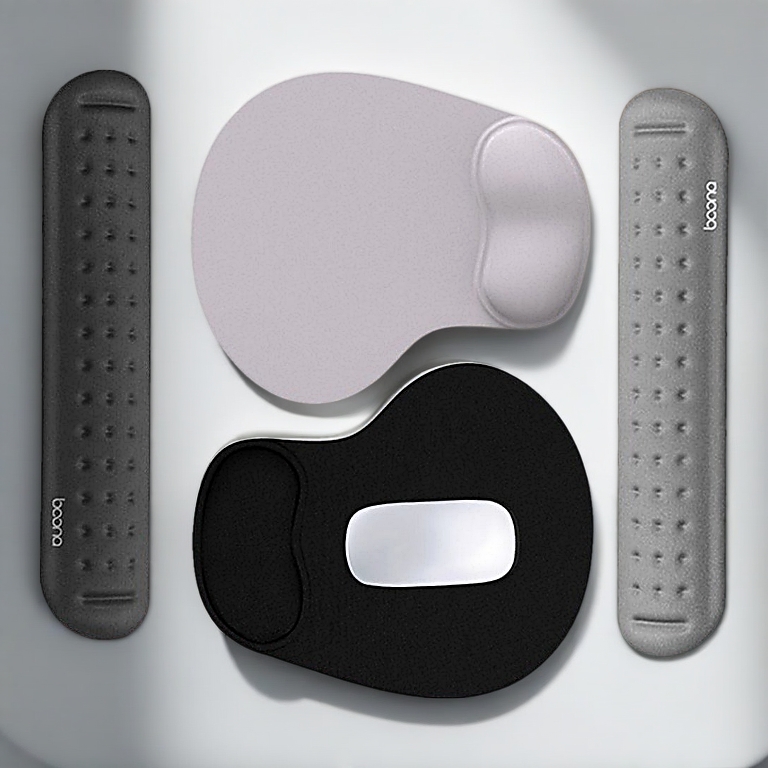 [Loại Tốt] Lót Chuột Có ĐỆM TAY SILICON Máy Tính cực êm đỡ mỏi tay - PKA095