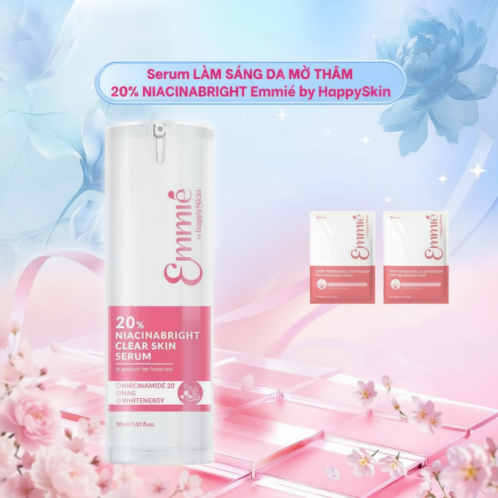 Serum Niacinabright 20% Clear Skin Serum - Làm Sáng Da Mờ Thâm 30ml Emmie by HappySkin