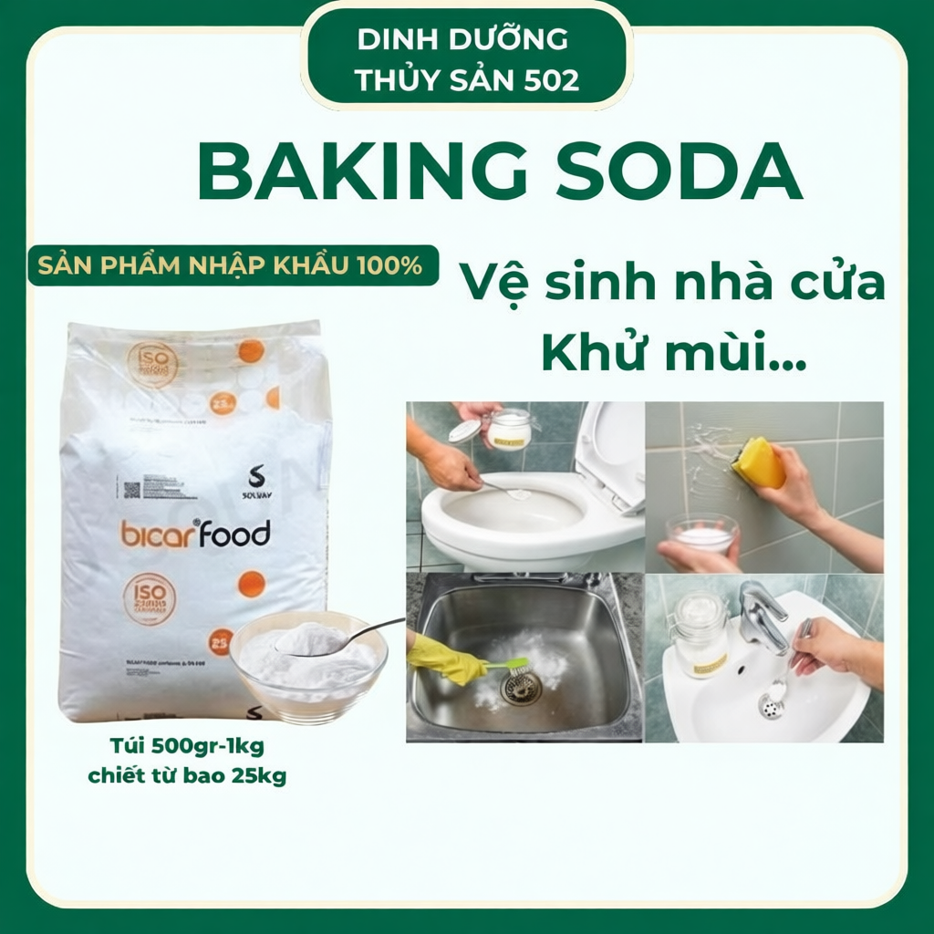Baking Soda ,muối nở Baking Soda, khử mùi,cọ rửa vệ sinh bếp