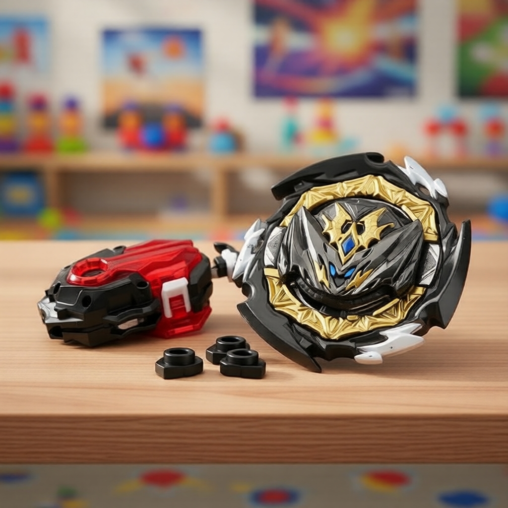 Superking Booster & B-184 Trình phóng kèm theo, Đồ chơi con quay Bay Burst B-180 Dynamite Belial