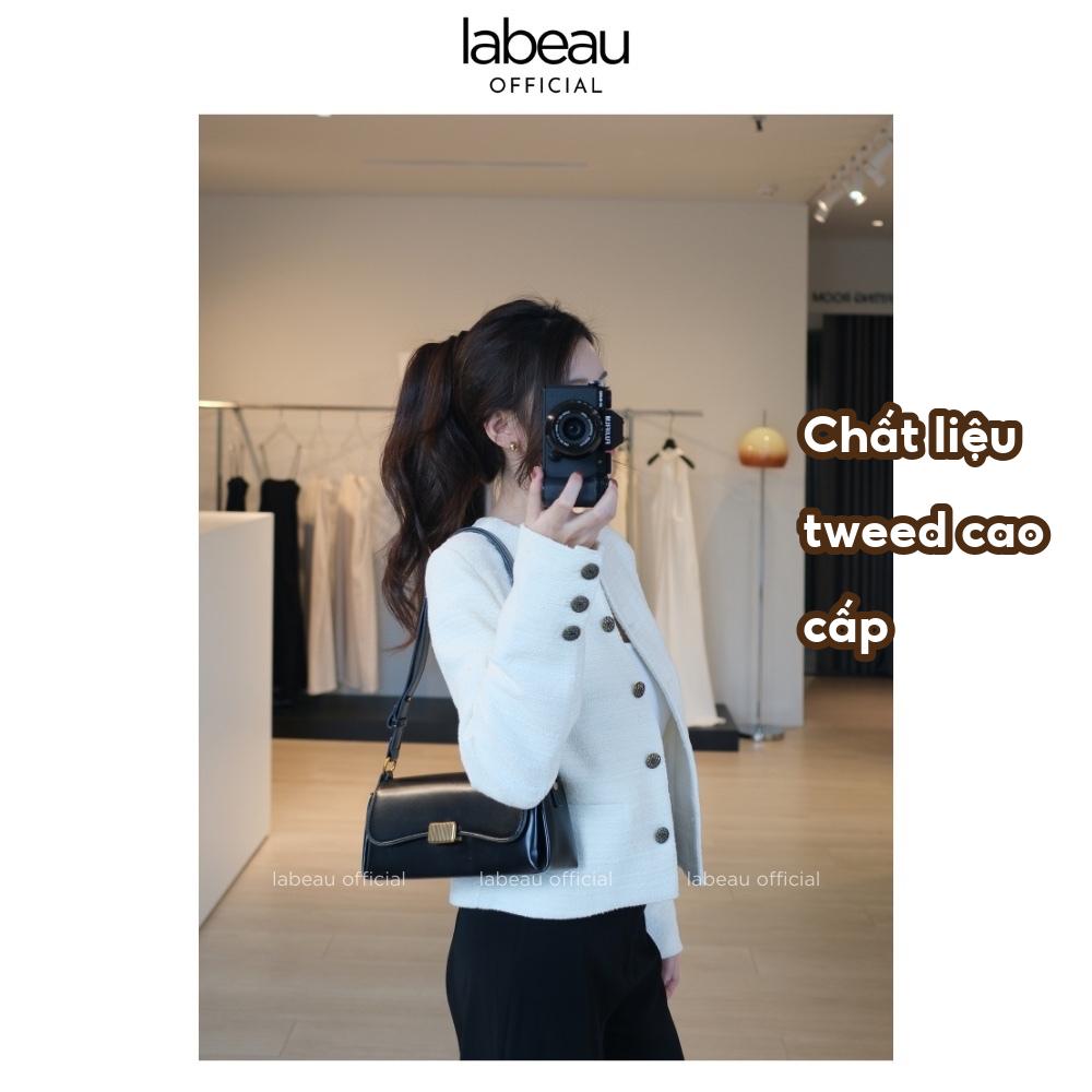 Áo Khoác Boucle Tweed Dạ Cao Cấp | Labeau – Giữ Ấm, Tôn Dáng, Thanh Lịch Công Sở & Dạo Phố