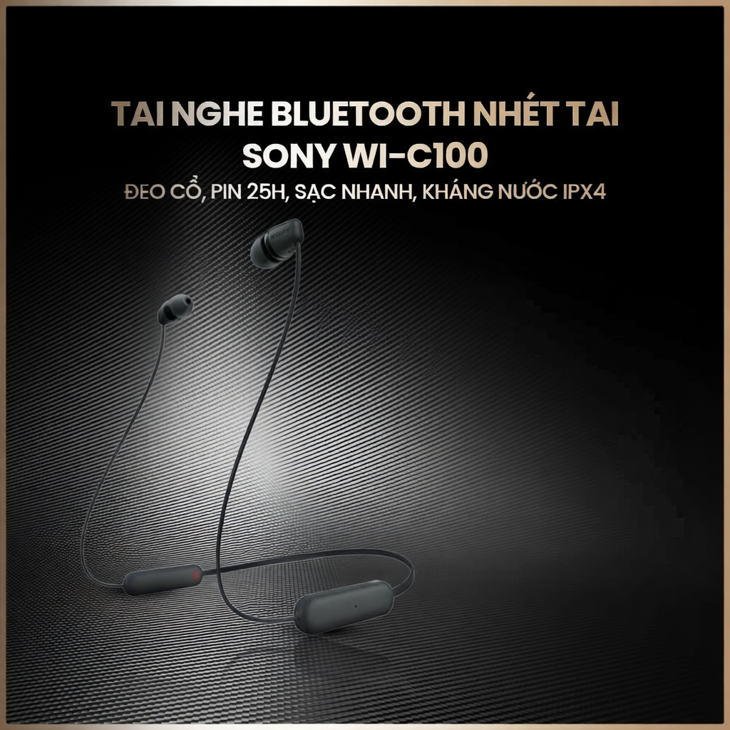 Tai nghe Sony in-ear không dây WI-C100
