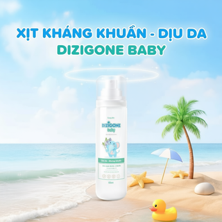 Xịt kháng khuẩn DIZIGONE Baby 100ml - Vệ sinh tay chân, đồ chơi, đồ dùng; phòng bệnh & bảo vệ bé