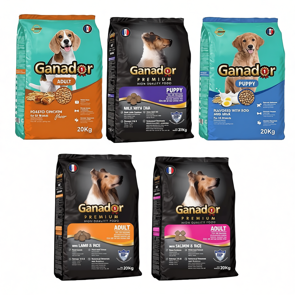 [Bao 10kg] Thức ăn cho chó Ganador bao xá 10kg - Hạt cho chó con và chó trưởng thành