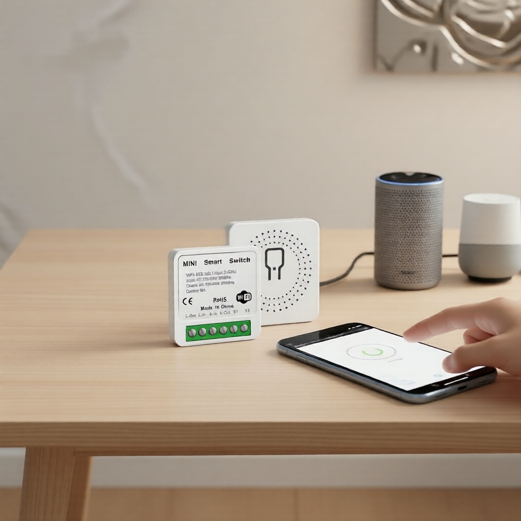 Công tắc hẹn giờ WiFi Smart 16A tương thích với ứng dụng Tuya Smart Life