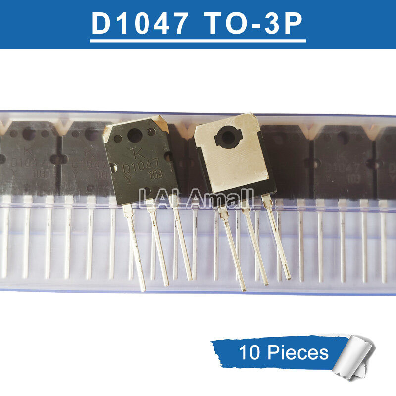10 Chiếc 2SD1047 D1047 TO-3P KTD1047 TO3P NPN Bộ Khuếch Đại Công Suất Cao Transistor Mới