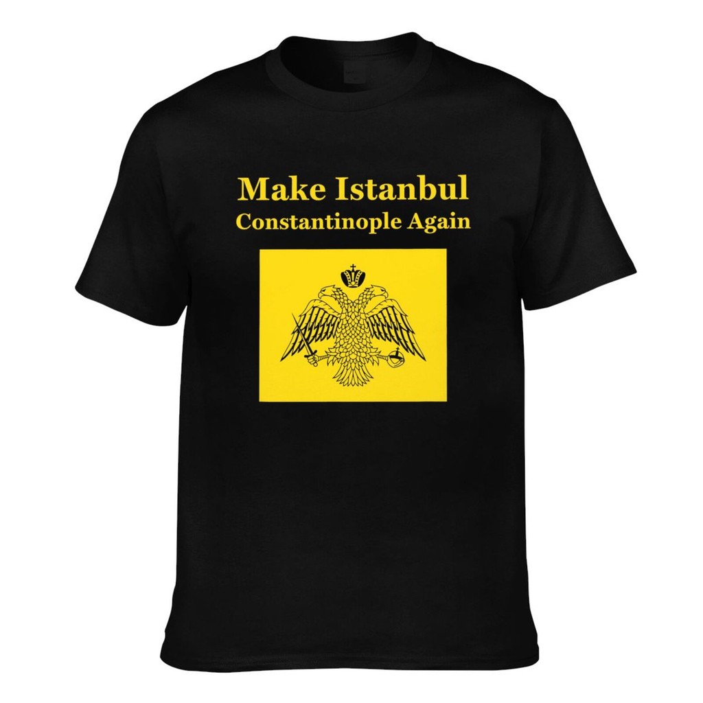 Thời Trang Mới Nhất Chính Thống Christian Make Istanbul Mans Áo Thun Cotton Tay Ngắn