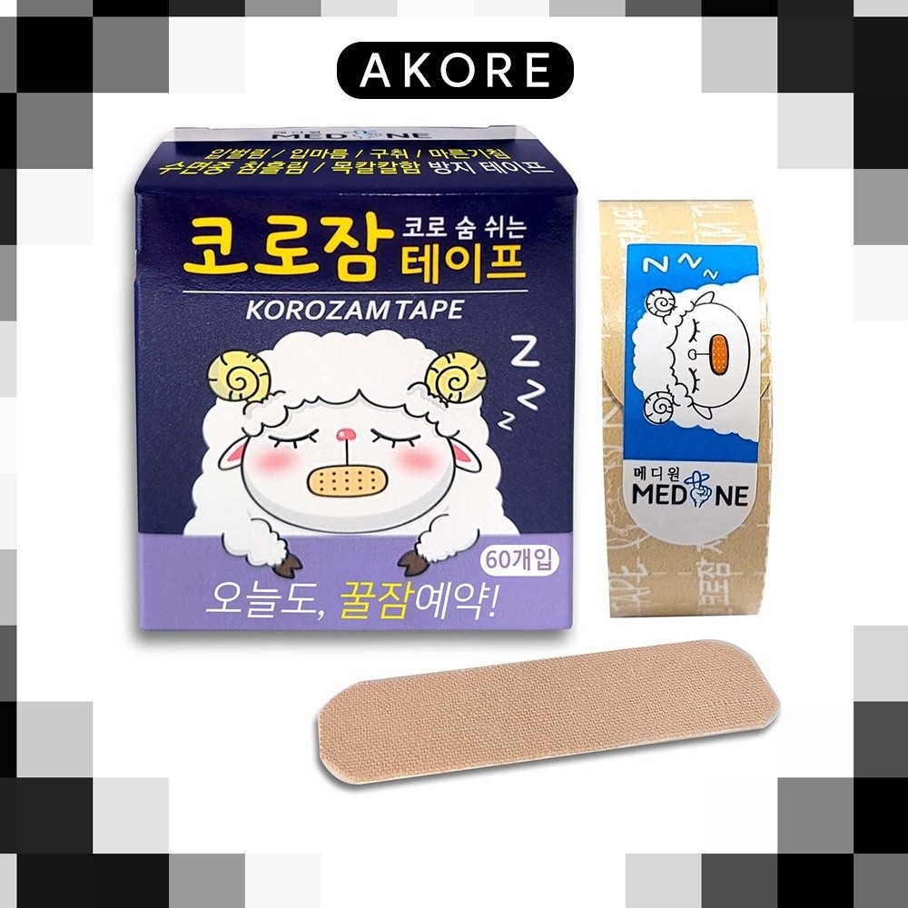 COROZAM sleep strip advanced gentle mouth tape 30 chiếc 60 chiếc (1 cuộn) 120 chiếc (2 cuộn) dải ngủ