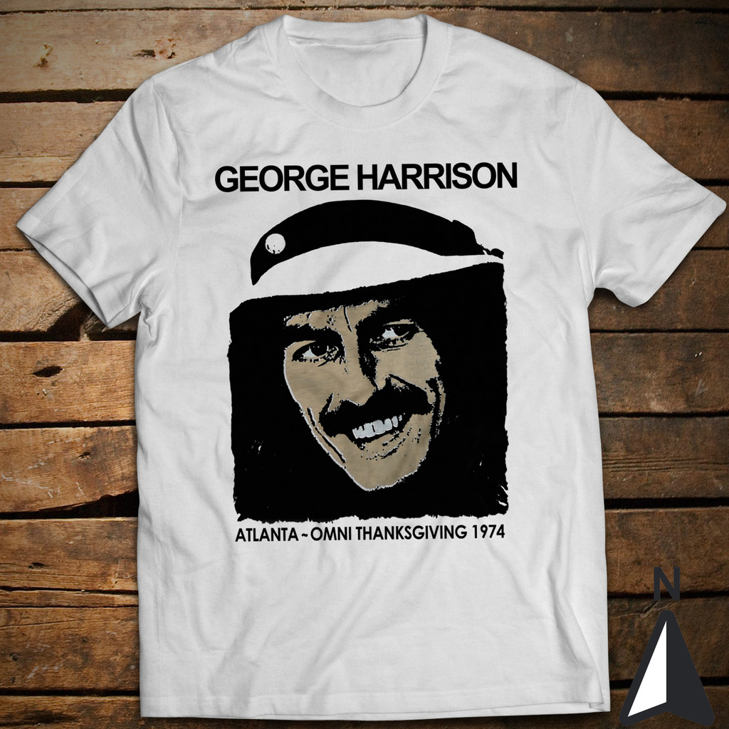 Áo thun Music Beat George Harrison Atlanta Omni Lễ tạ ơn 1974 The Beatles