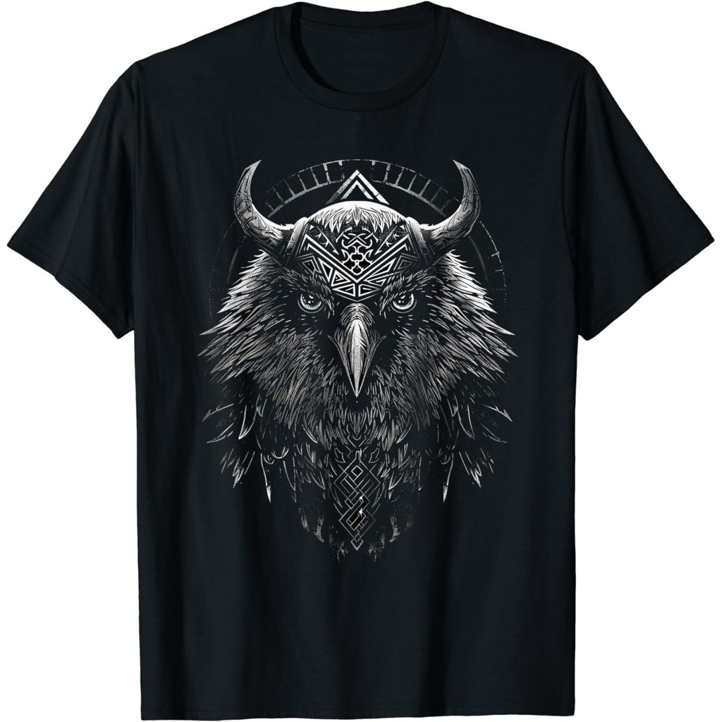 Áo thun Viking Odin Valhalla Scandinavia Odin Raven Tee
