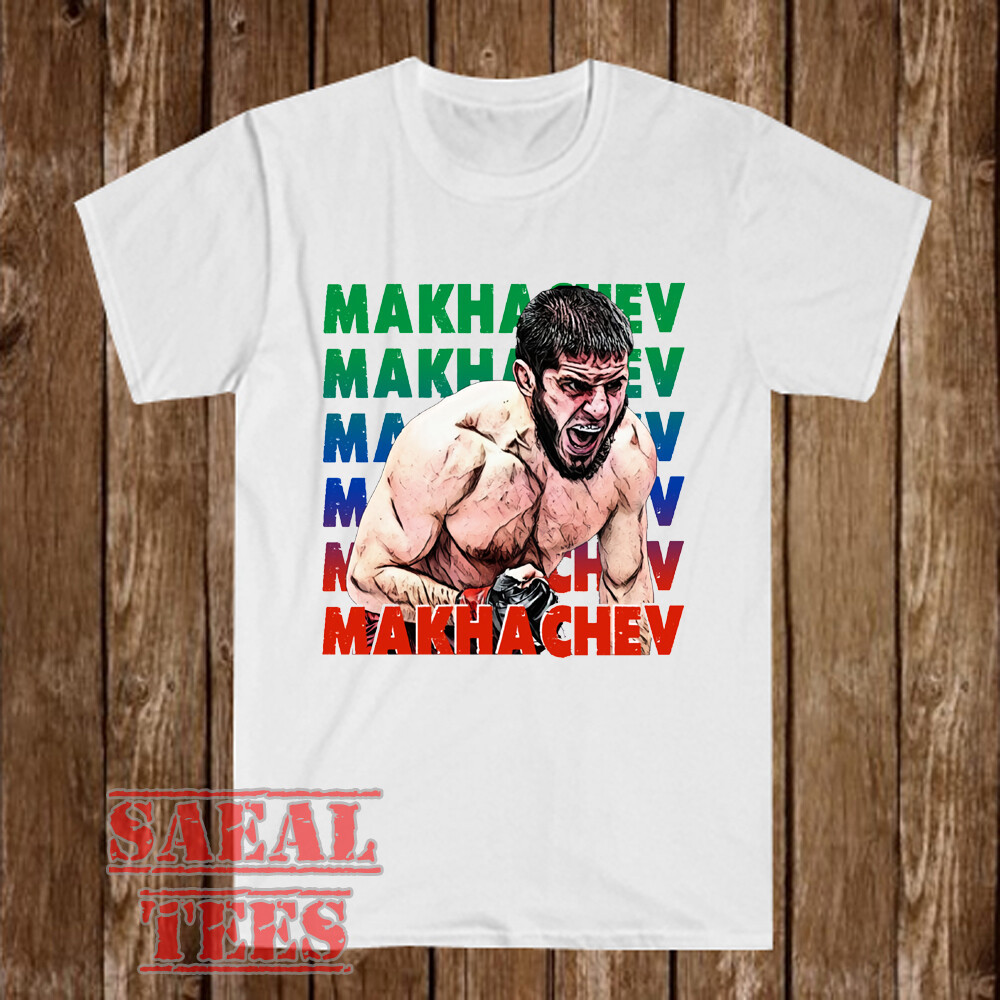 Áo thun nam màu trắng Islam Makhachev Mma Er