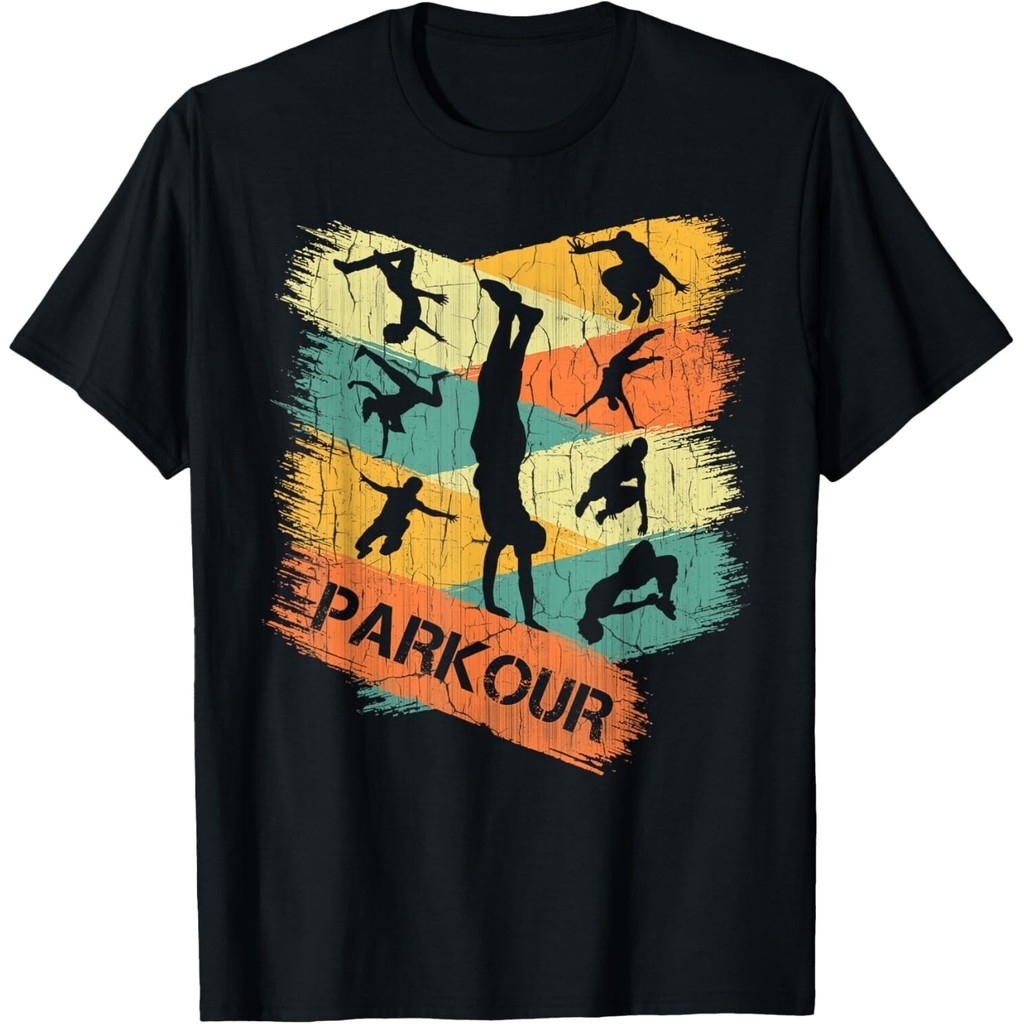 Áo Sơ Mi Parkour Retro Cho Áo Thun Chạy Bộ Miễn Phí Cổ Điển