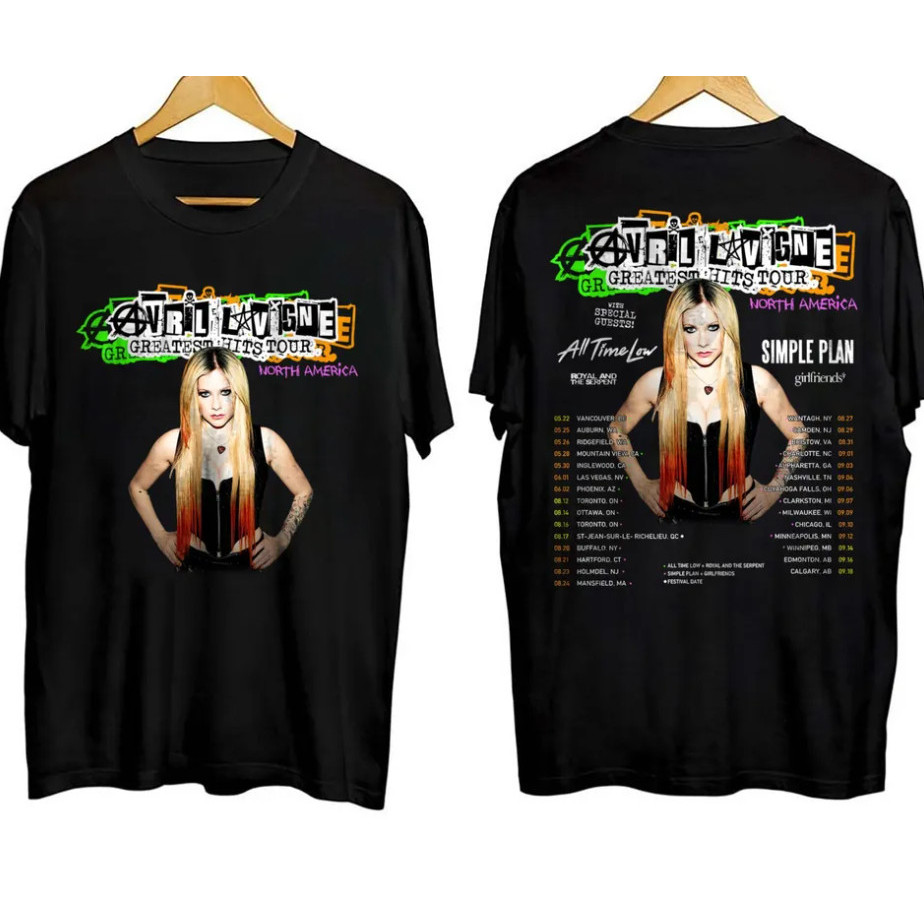 Áo thun du lịch Avril Lavigne 2024
