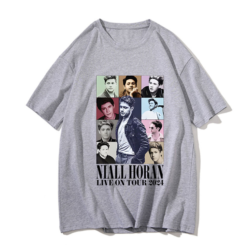 2025 bánh quế cho bạn bè Niall Horan Live on Tour Áo thun Hip Hop Vintage Nam xs-3xl
