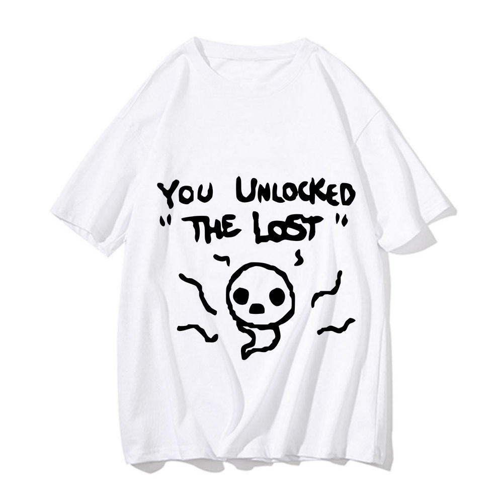 Bánh quế 2025 cho bạn bè Áo thun in hình Isaac Man / Woaen Casual Fashion xs-3xl