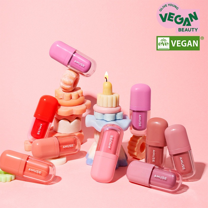 AMUSE Bebe Tint 3.8g 7 màu K Beauty Lip Gloss & Lip Tint