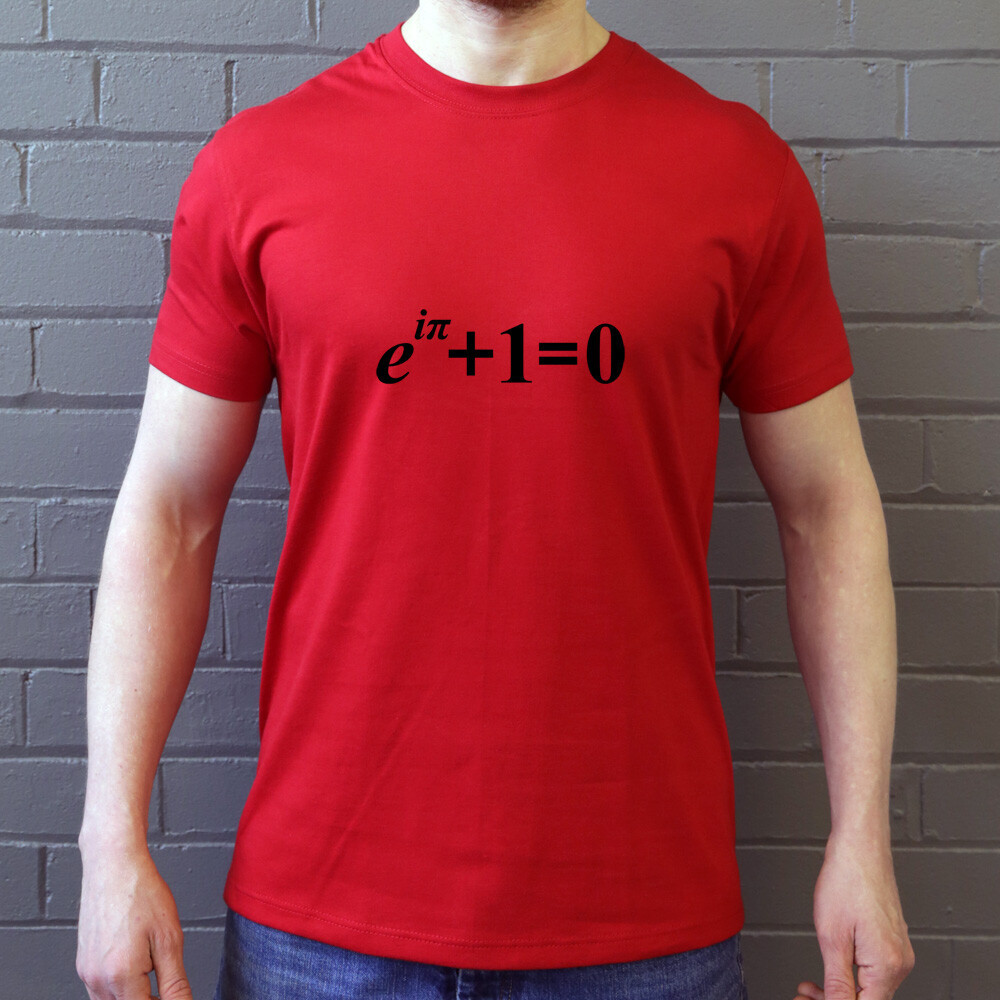 Áo thun nhận dạng của Euler Quần áo nam mới cổ chữ O nổi bật