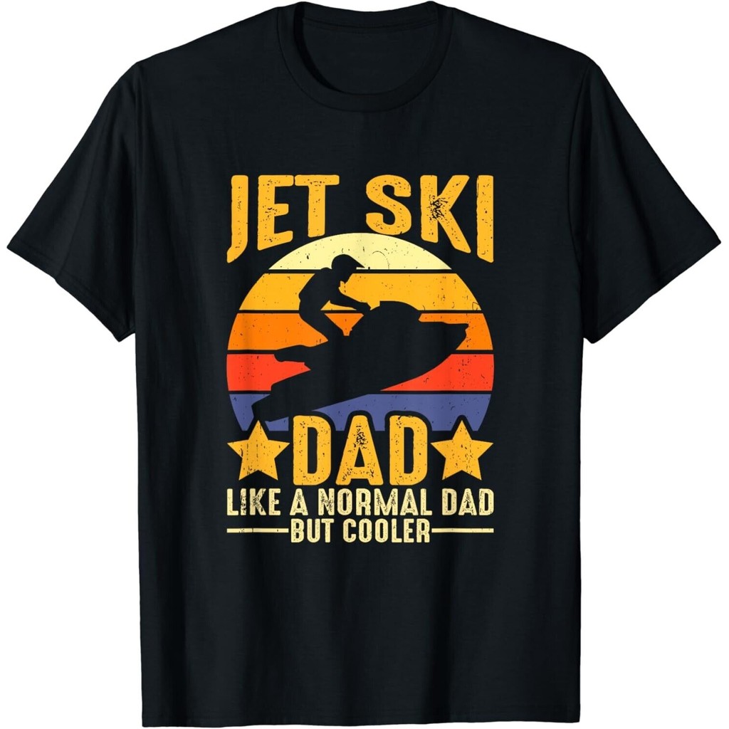 Ngộ nghĩnh Vintage Jet Ski Cha Jet Ski Dad Áo thun Ngày Của Cha