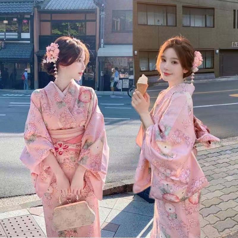 Truyền Thống Nhật Bản Kimono Yukata Nhật Bản Geisha Trang Phục Hóa Trang Quần Áo Haori Kimono