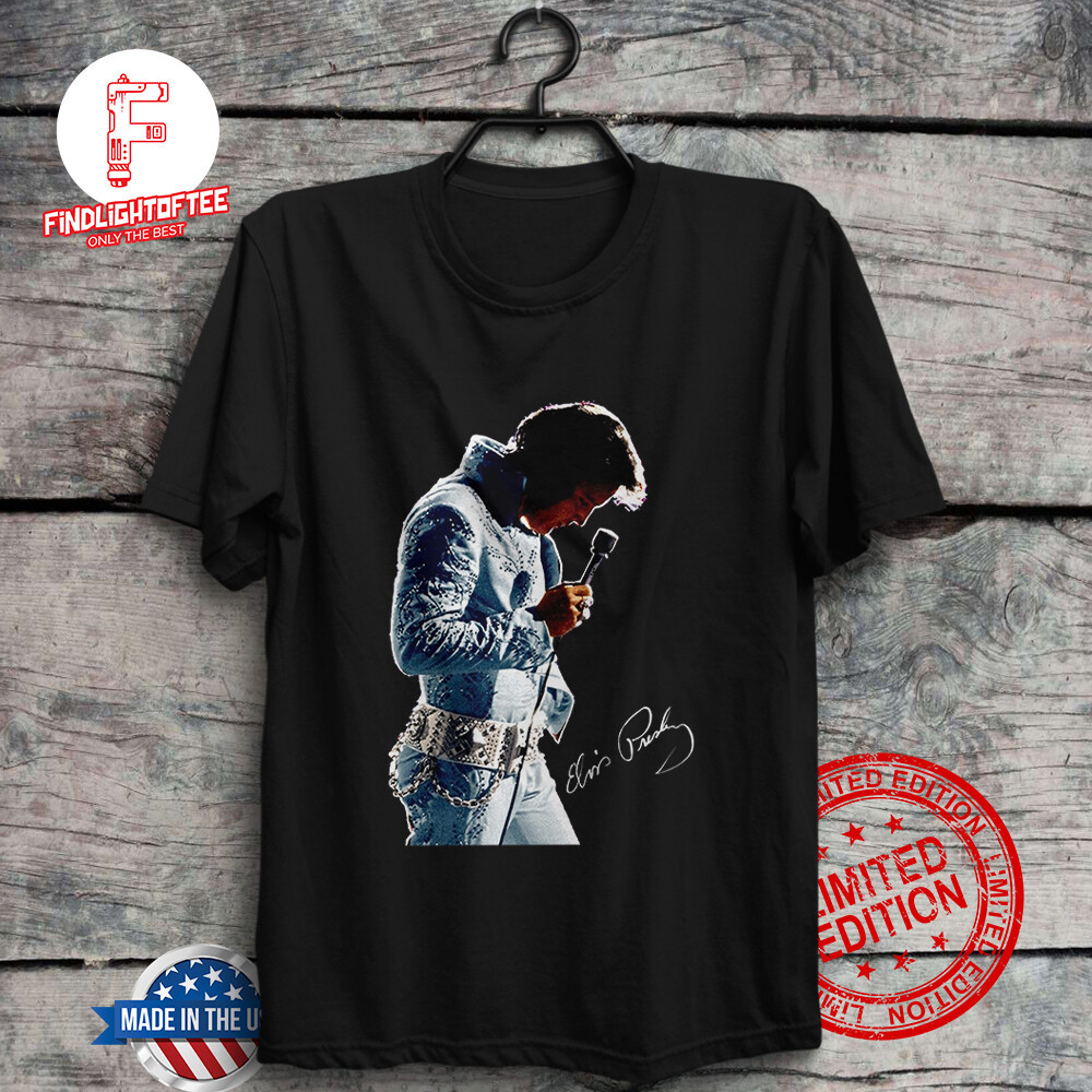 Áo thun Cotton nam Music Rock Tee Eis Presley Blue Suit 70s