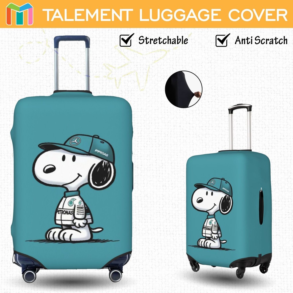 Snoopy Vỏ Bọc Vali Chống Trầy Bao Trùm Vali Độ đàn hồi Cá nhân Luggage Cover Size 18-32 inch DZ30