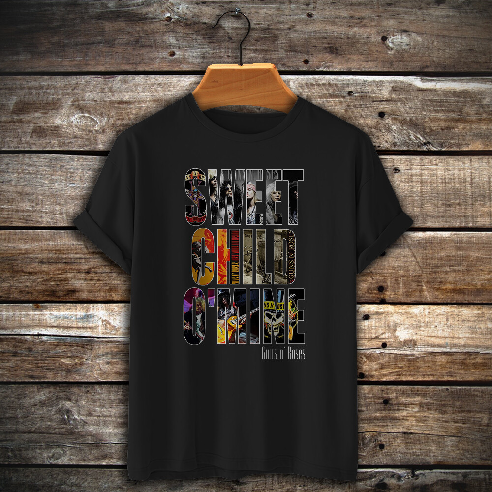 Sweet Child O 'Mine Áo thun Guns N' Roses Axl Rose Frank Ferrer G N 'R Lies