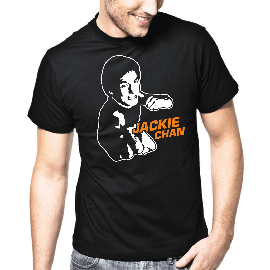 Jackie Chan Chân dung Kung Fu Karate Action Cult Fanshirt Áo thun