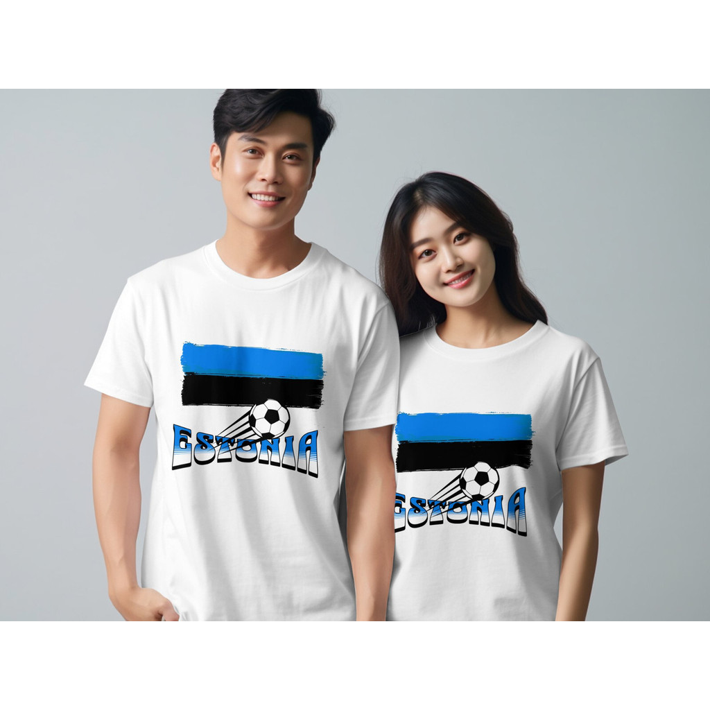 Áo thun bóng đá Estonia Giải đấu Áo thun bóng đá Unisex Euro 2024