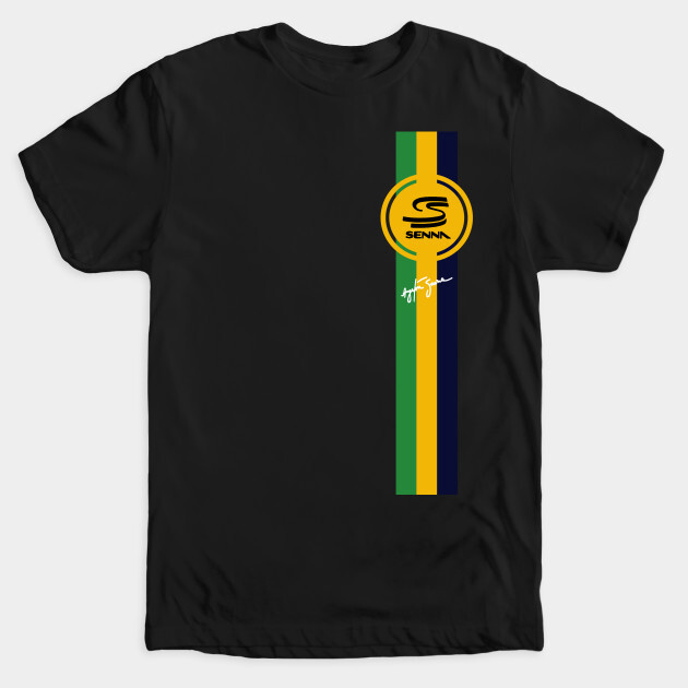 Tay đua đua Ayrton Senna Sport Championship Vintage Tee