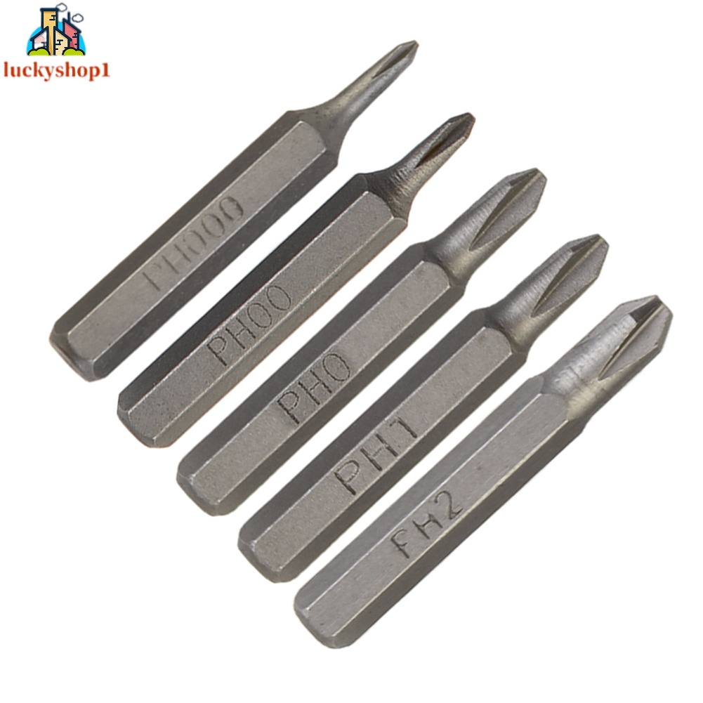 [Lck] Mũi tuốc nơ vít chéo H4 × 28mm PH0000 PH000 PH00 PH0 PH1 PH2 4mm Chuôi lục giác