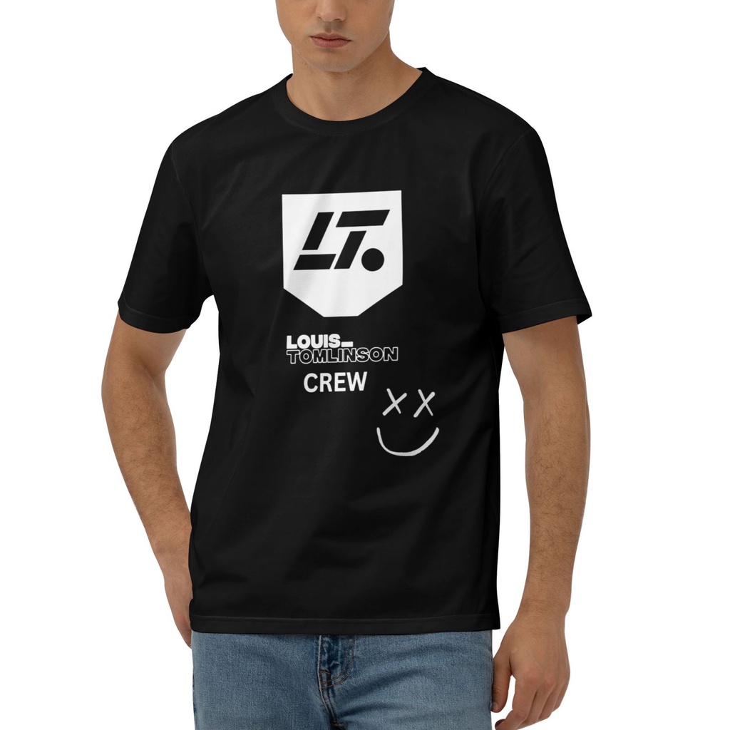 Trung úy Louis Tomlinson Crew (2) Áo thun nam 100% Cotton mới nhất