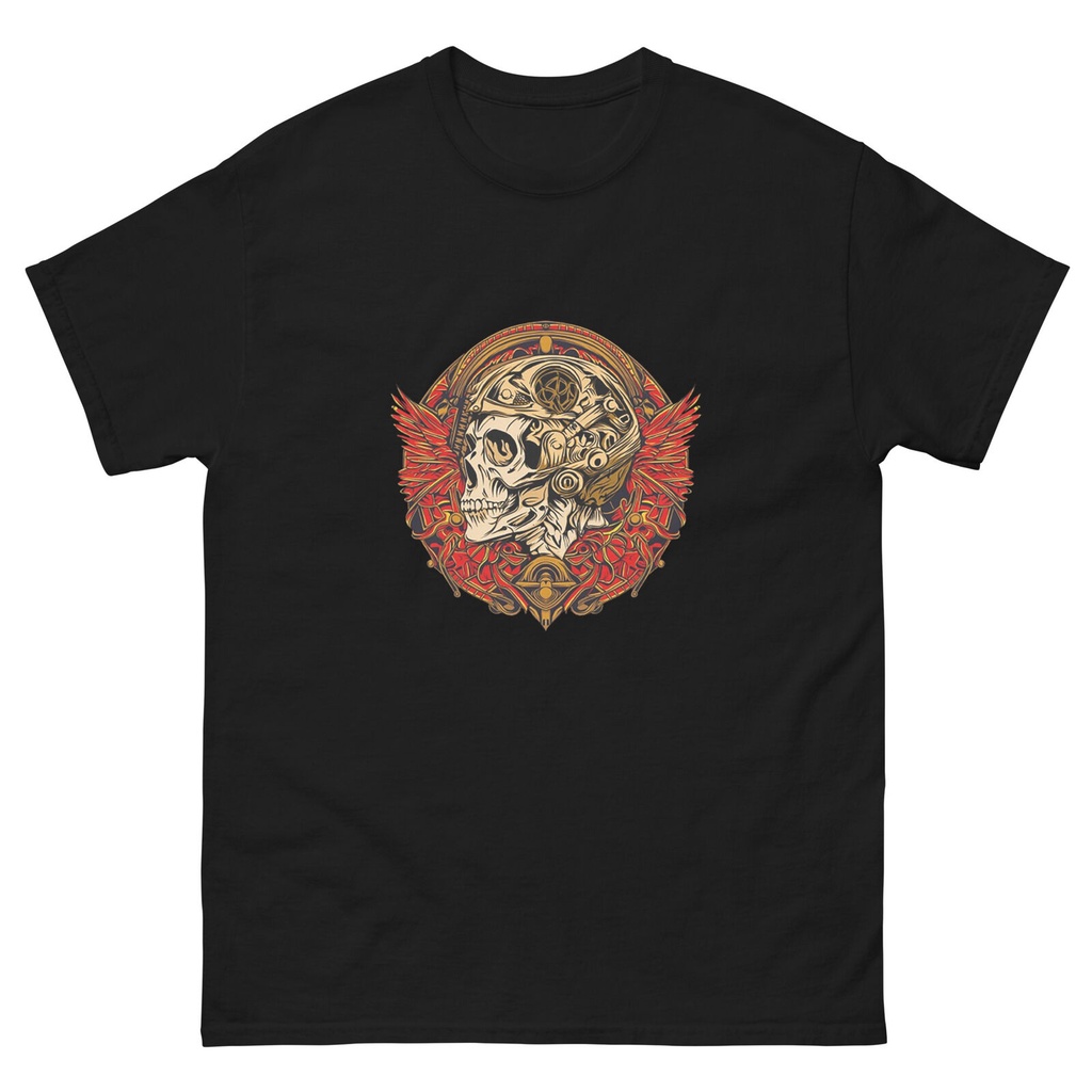 Mũ bảo hiểm đầu lâu Space Marine Logo Áo thun trừu tượng Unisex Classic Tee