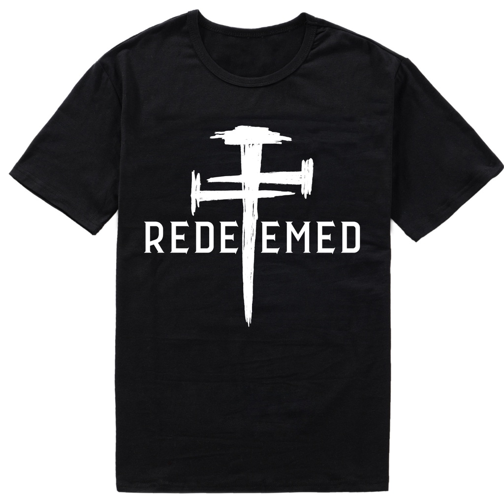 Áo thun nam Cross Jesus Redeemed Christian Tôn giáo Unisex