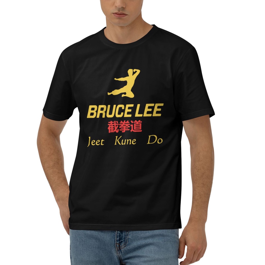 Bruce Lee Jeet Kune Do Bruce Lee Maglietta Quần áo thời trang Áo tròn
