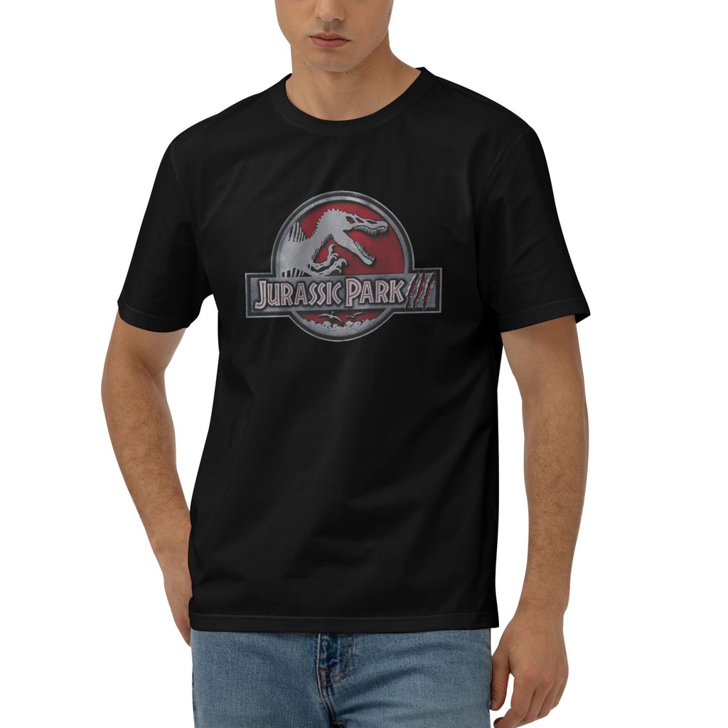 Jurassic Park 3 Áo thun nam Cotton mới nhất