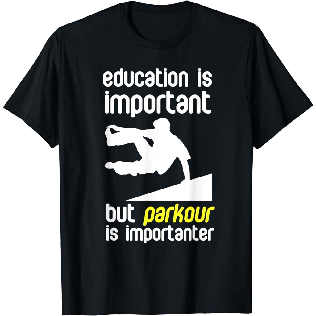 Parkour Parkour Là Áo thun chạy bộ miễn phí quan trọng Áo thun Unisex