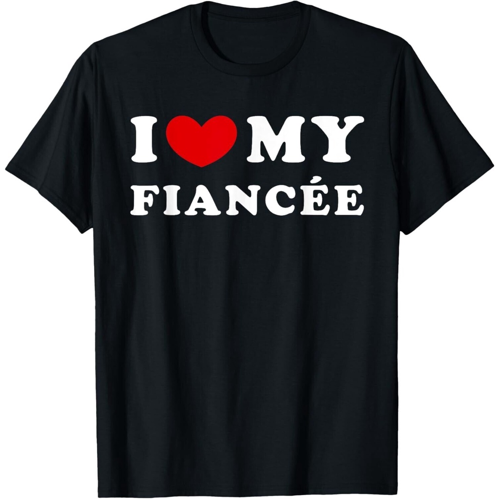 I Love My Fiancée I Heart My Fiancée Tee Áo thun Unisex