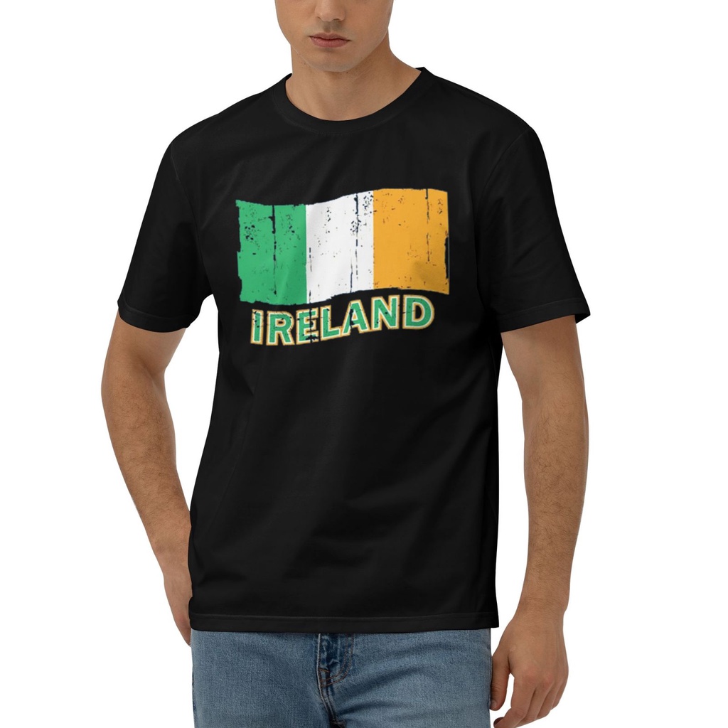Cờ Ireland lớn và cao Ireland Áo thun nam 100% Cotton mới nhất