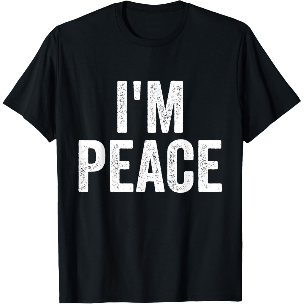 I Come In Peace I 'M Peace Áo thun cặp đôi tình nhân ngộ nghĩnh
