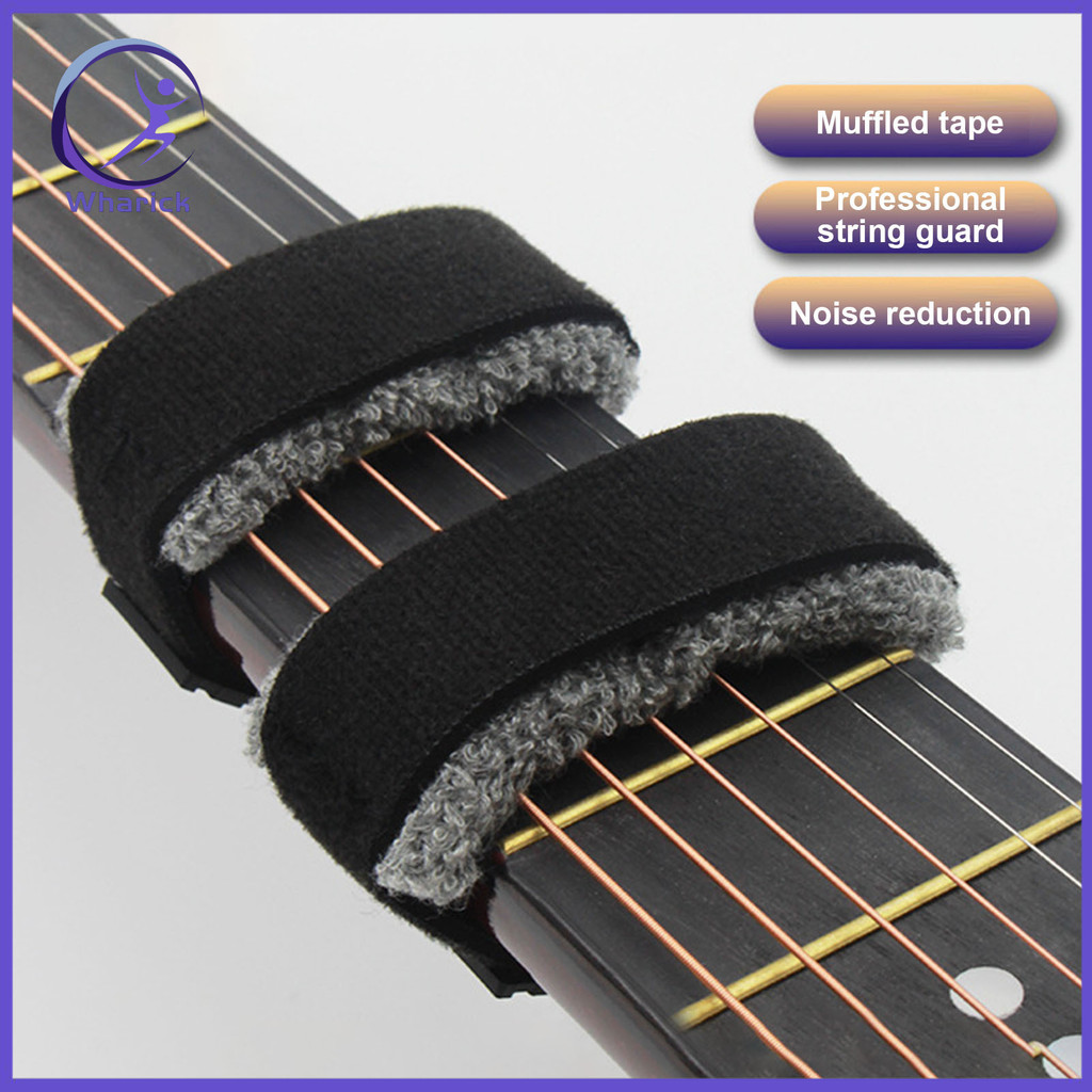 Dây đàn guitar Wharick tắt tiếng và giảm tiếng ồn, phù hợp cho cả guitar và bass acoustic/electric