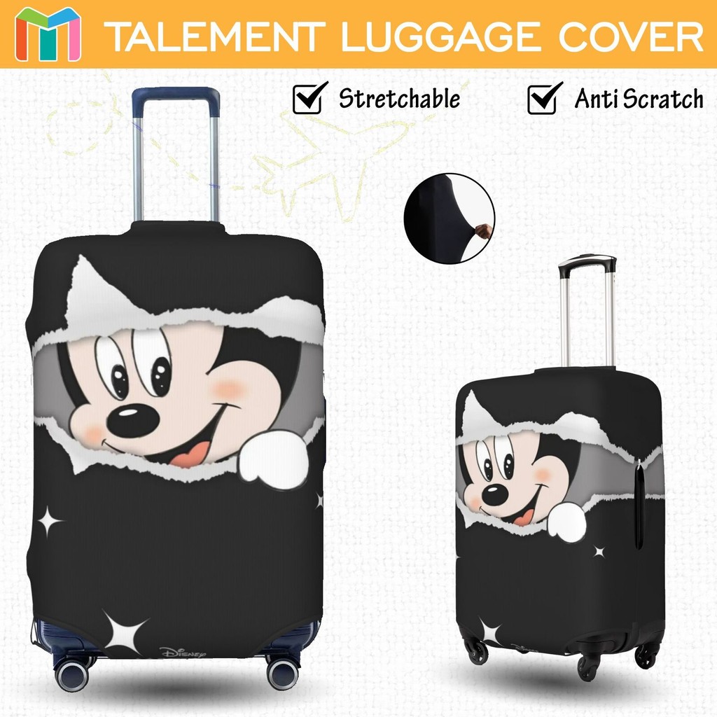 Mickey Vỏ Bọc Vali Chống Trầy Bao Trùm Vali Độ đàn hồi Cá nhân Luggage Cover Size 18-32 inch DD64