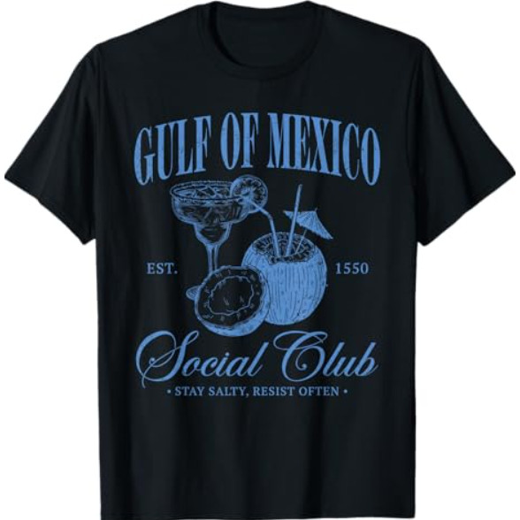Áo nam Gulf Of Mexico Vintage Gulf Of Mexico Social Club Est 1550