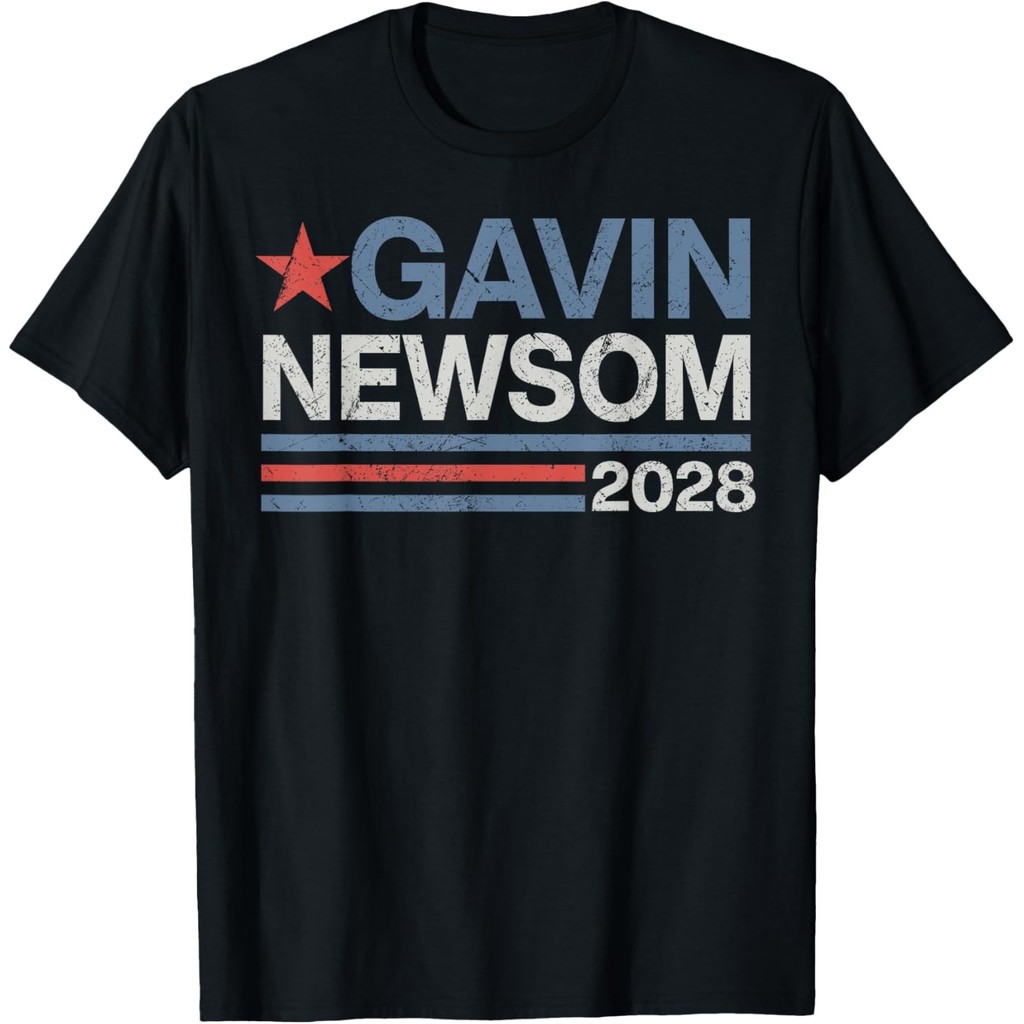 Áo thun chiến dịch bầu cử tổng thống Newsom 2028 Gavin Newsom 2028
