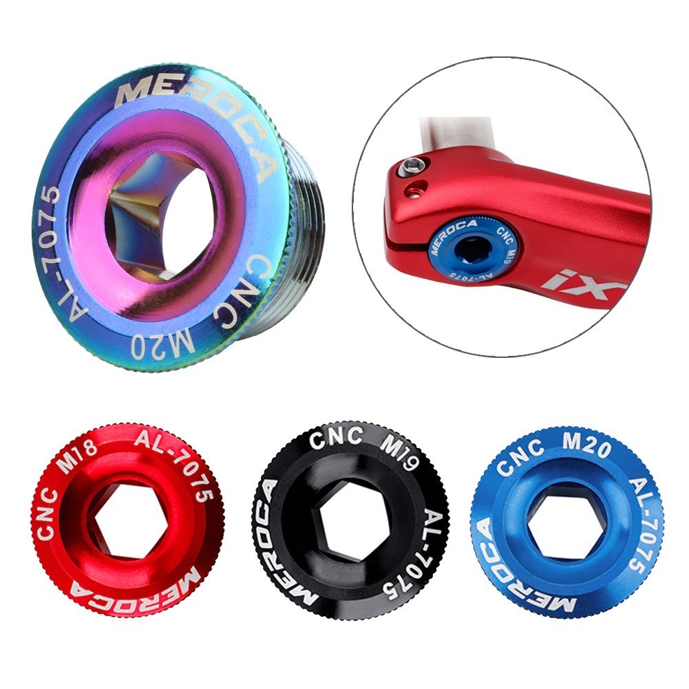 < BEAUTYVE > Bu lông cố định quay xe đạp đường trường Vít quay / M19 / M20